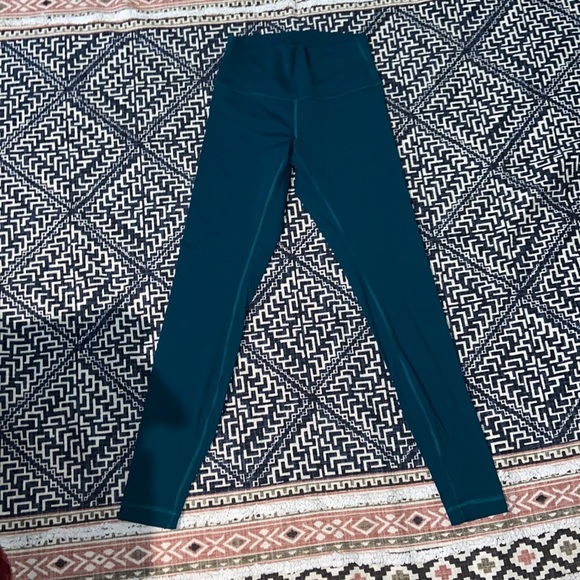 Lululemon Sz6 Nulu wunderunder turquoise blue - Picture 3 of 7